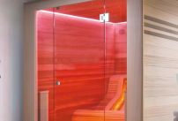 Une cabine de sauna infrarouge deux places signée Aquilus