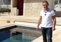 Matthieu Scanzi, meilleur ouvrier de France - Réalisation piscine