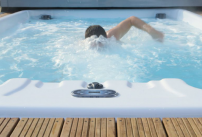 La M'Water, le concept mi-piscine, mi-spa d'Aquilus