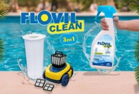 Flovil 3-en-1 pour traiter les filtres de sa piscine