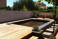 Piscine a plancher amovible