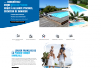 Le nouveau site web dAlliance Piscines, spécialiste de la piscine coque