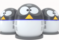 La PAC pour piscine en forme de pingouin