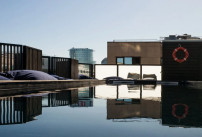 Le rooftop avec piscine de l'hôtel Mercure de Boulogne