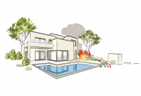 Le Pool Fire Protect éteint les incendies grâce à l'eau de la piscine