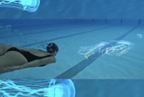 Pool-On, le projecteur de vidéos subaquatique