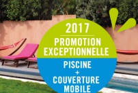 Promotion piscine + couverture mobile