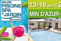 Salon Piscine, Spa & Jardin du 13 au 16 avril 2018 au MIN d'AZUR