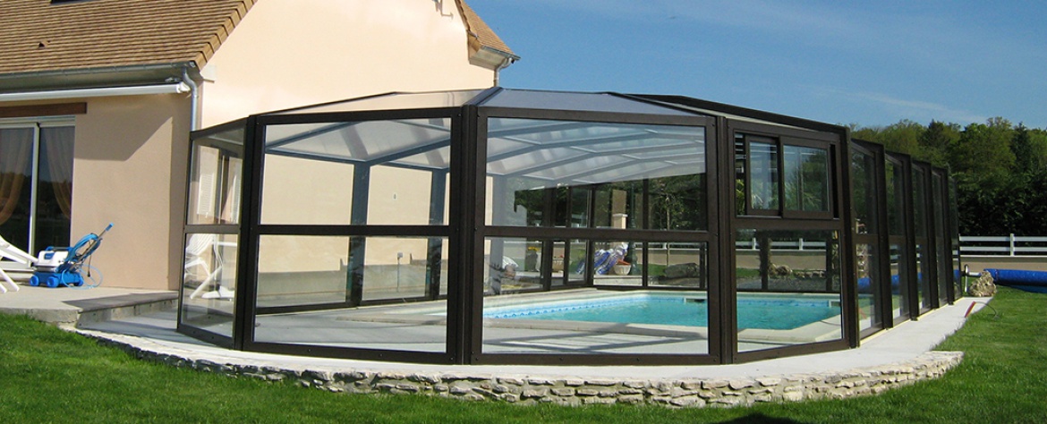 Abri piscine rotonde azenco